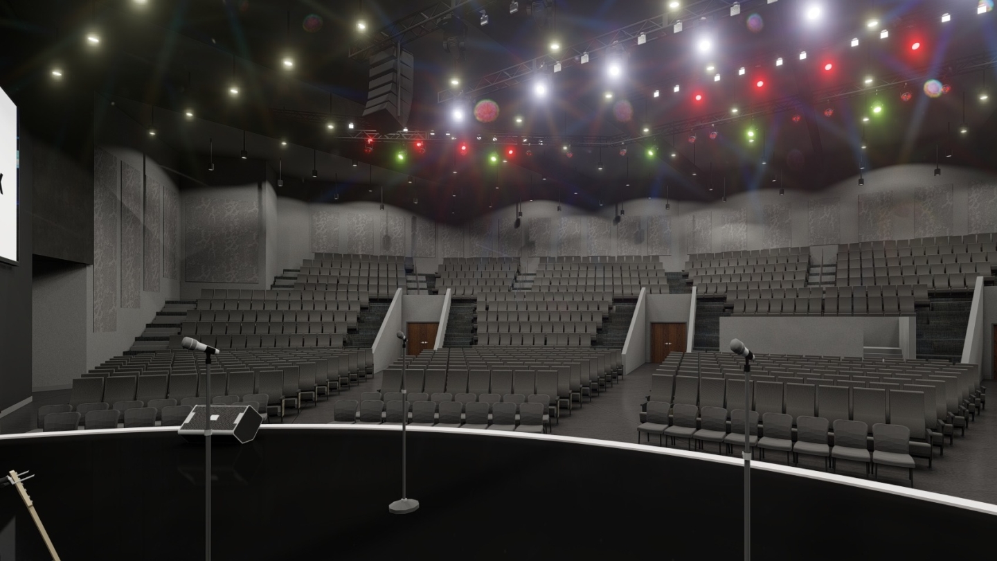North Rock Church Auditorium Rendering