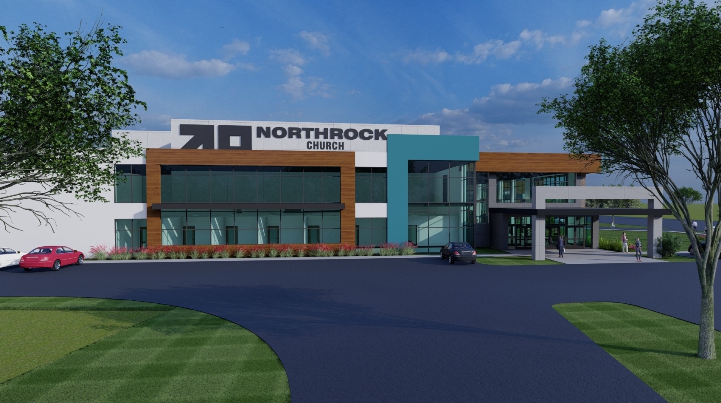 North Rock Church Exterior Rendering