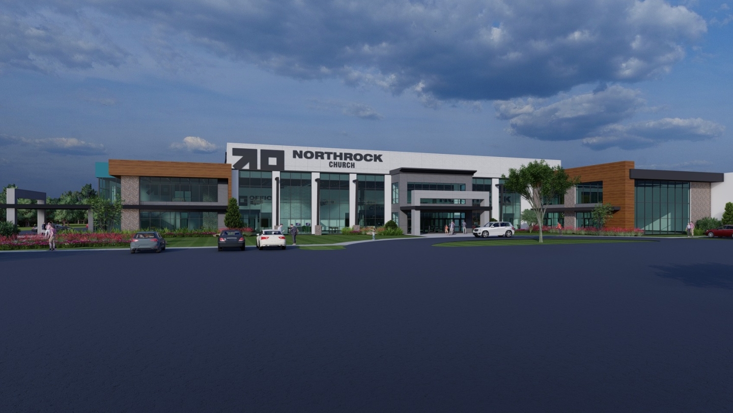 North Rock Church Exterior Rendering