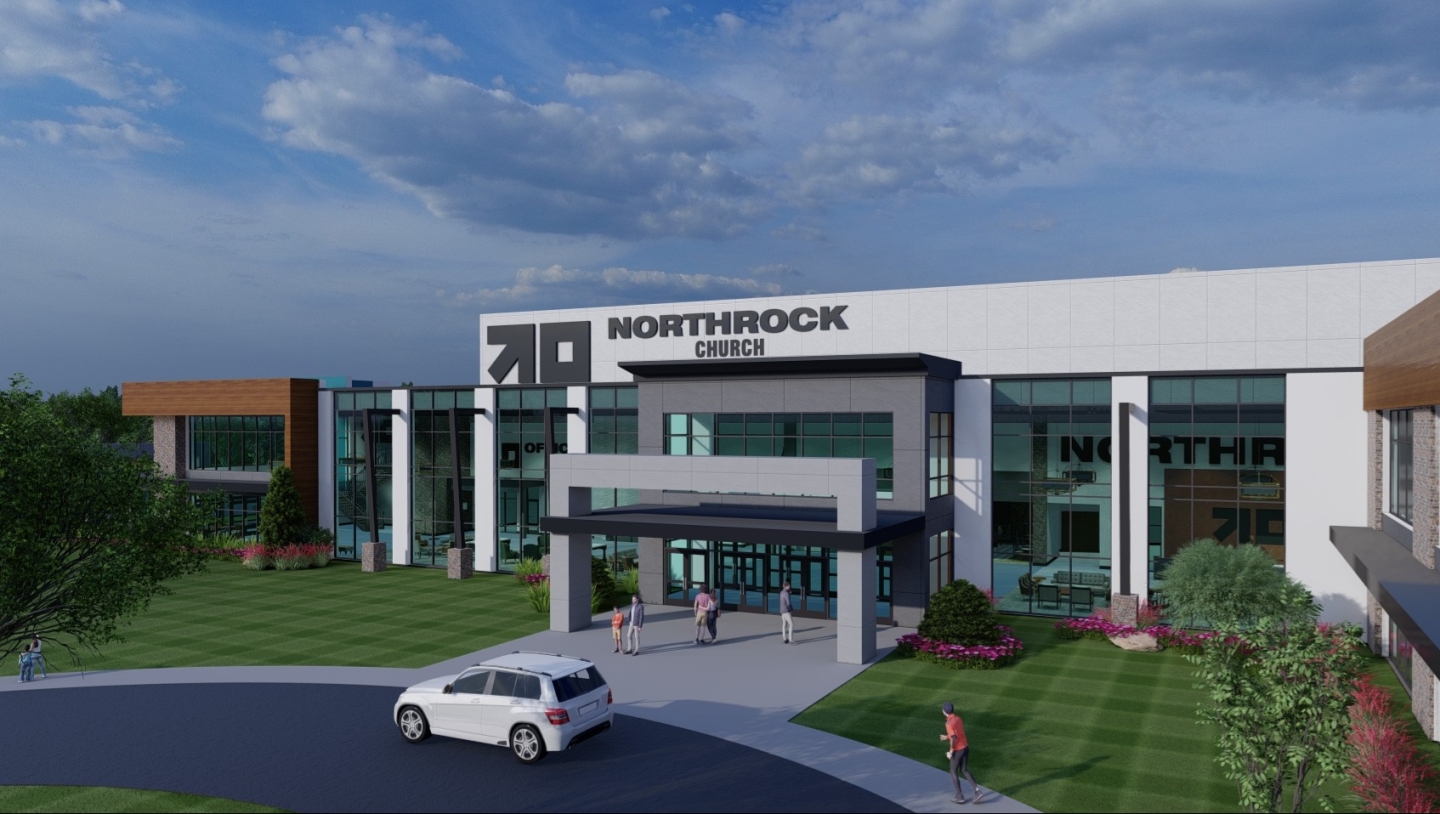North Rock Church Exterior Rendering
