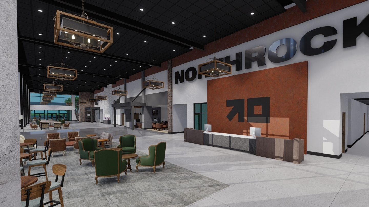 North Rock Church Interior Rendering
