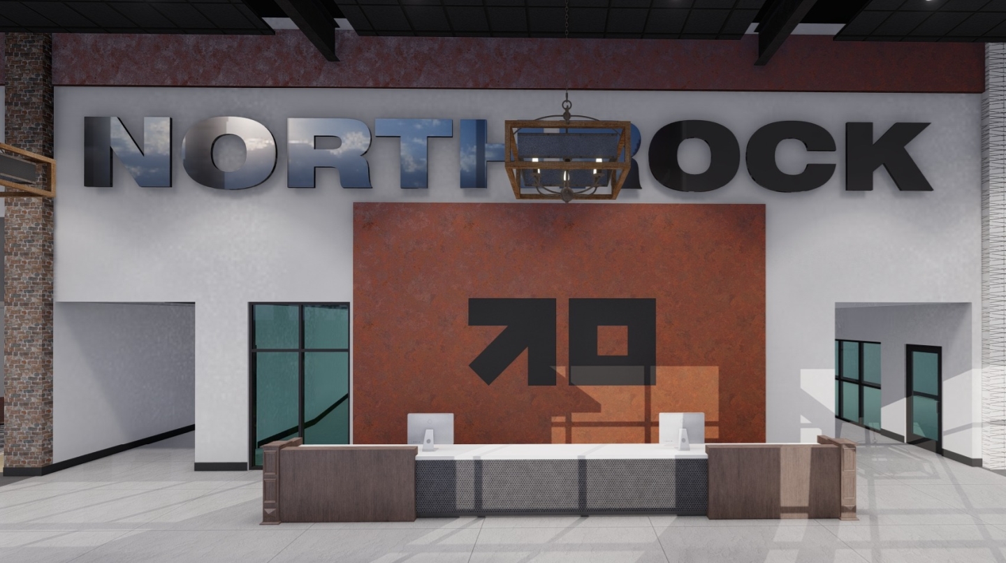 North Rock Church Interior Rendering