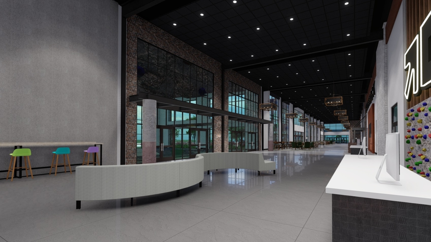 North Rock Church Interior Rendering