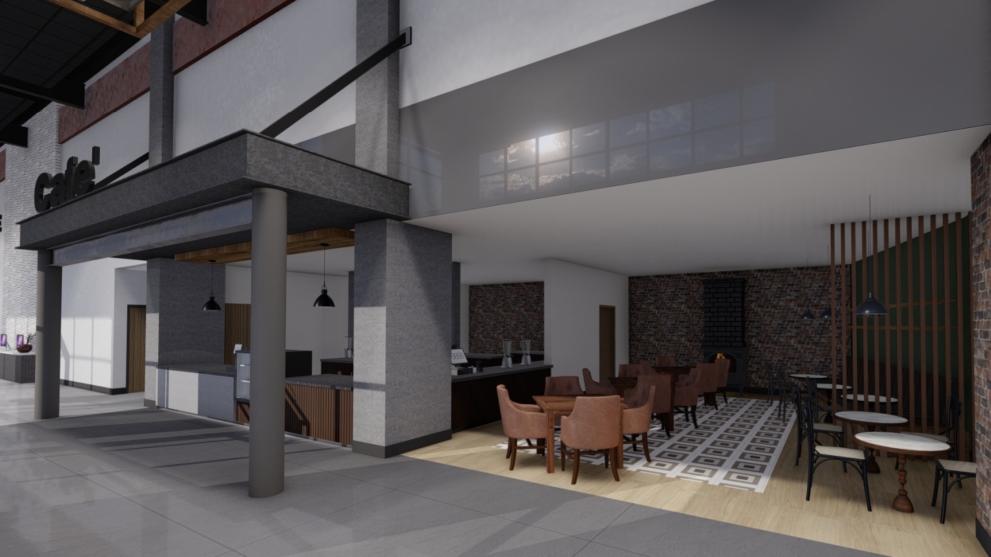 North Rock Church Interior Rendering