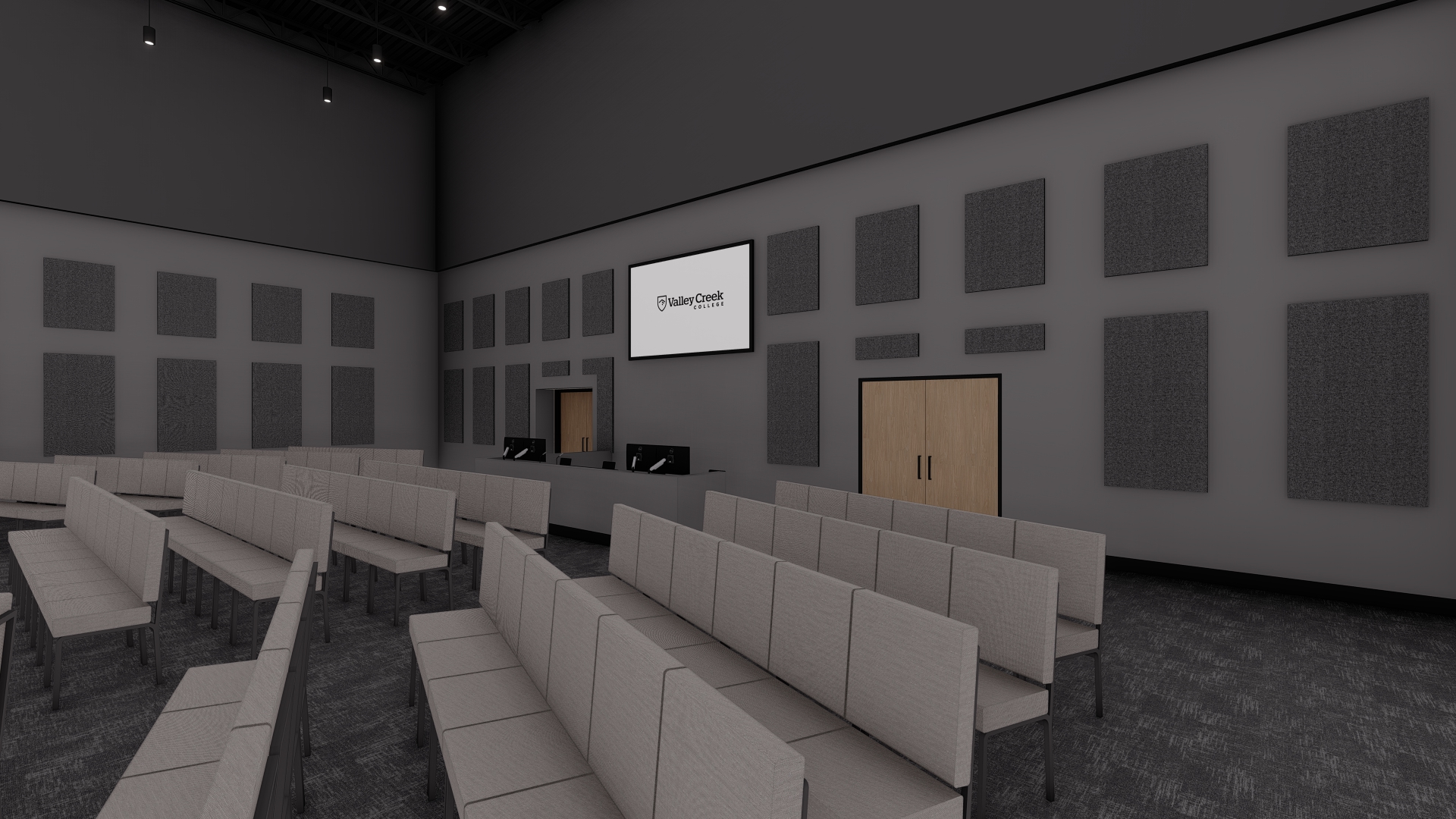 Valley Creek Church Auditorium Rendering