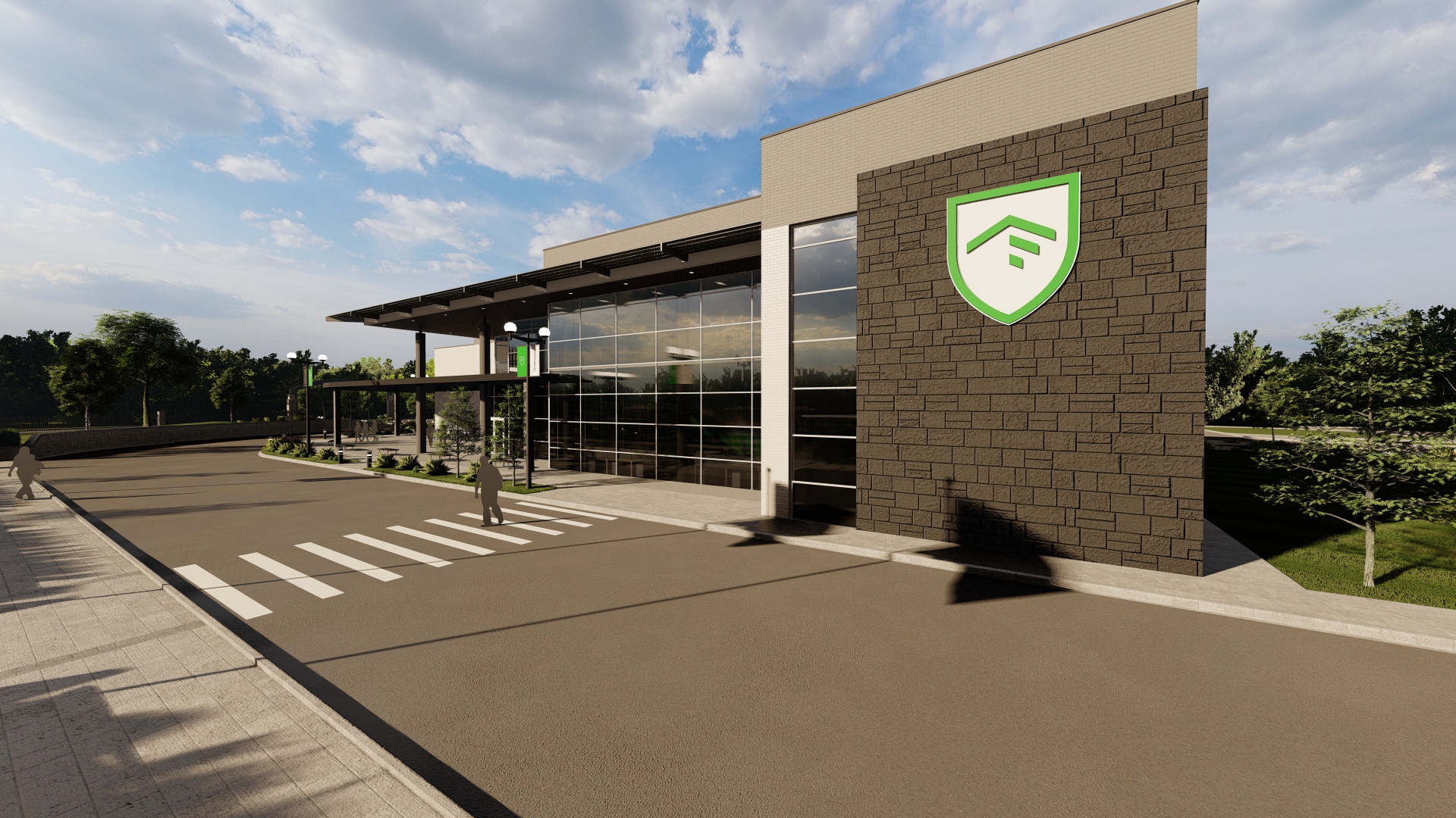 Valley Creek Church Exterior Rendering