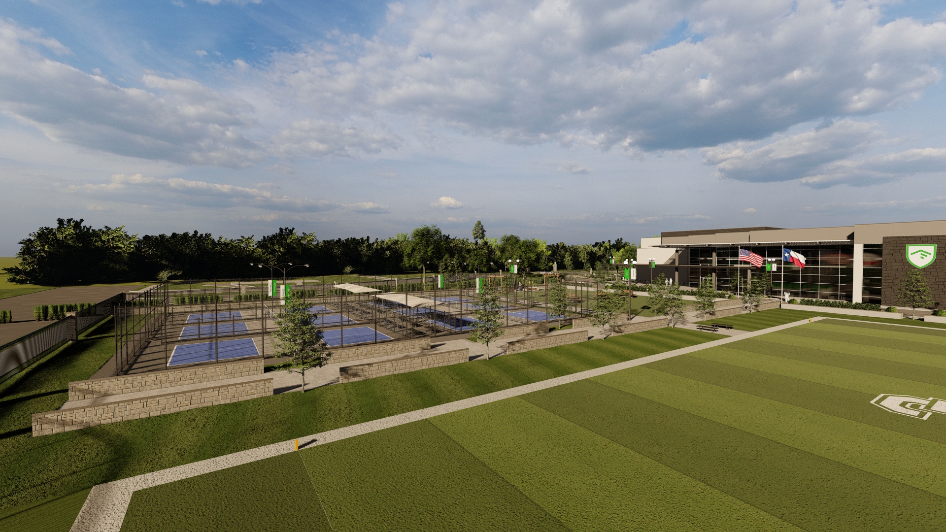 Valley Creek Church Exterior Rendering