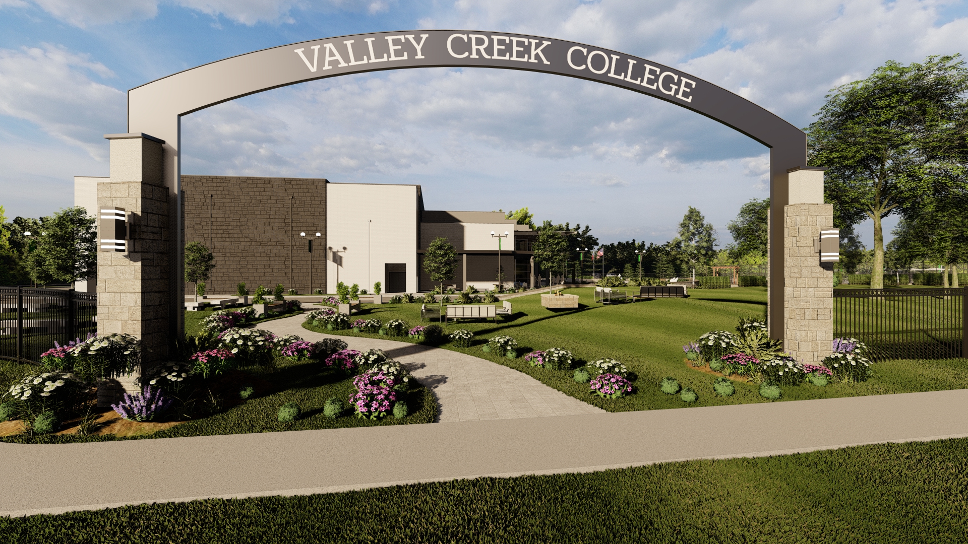 Valley Creek Church Exterior Rendering