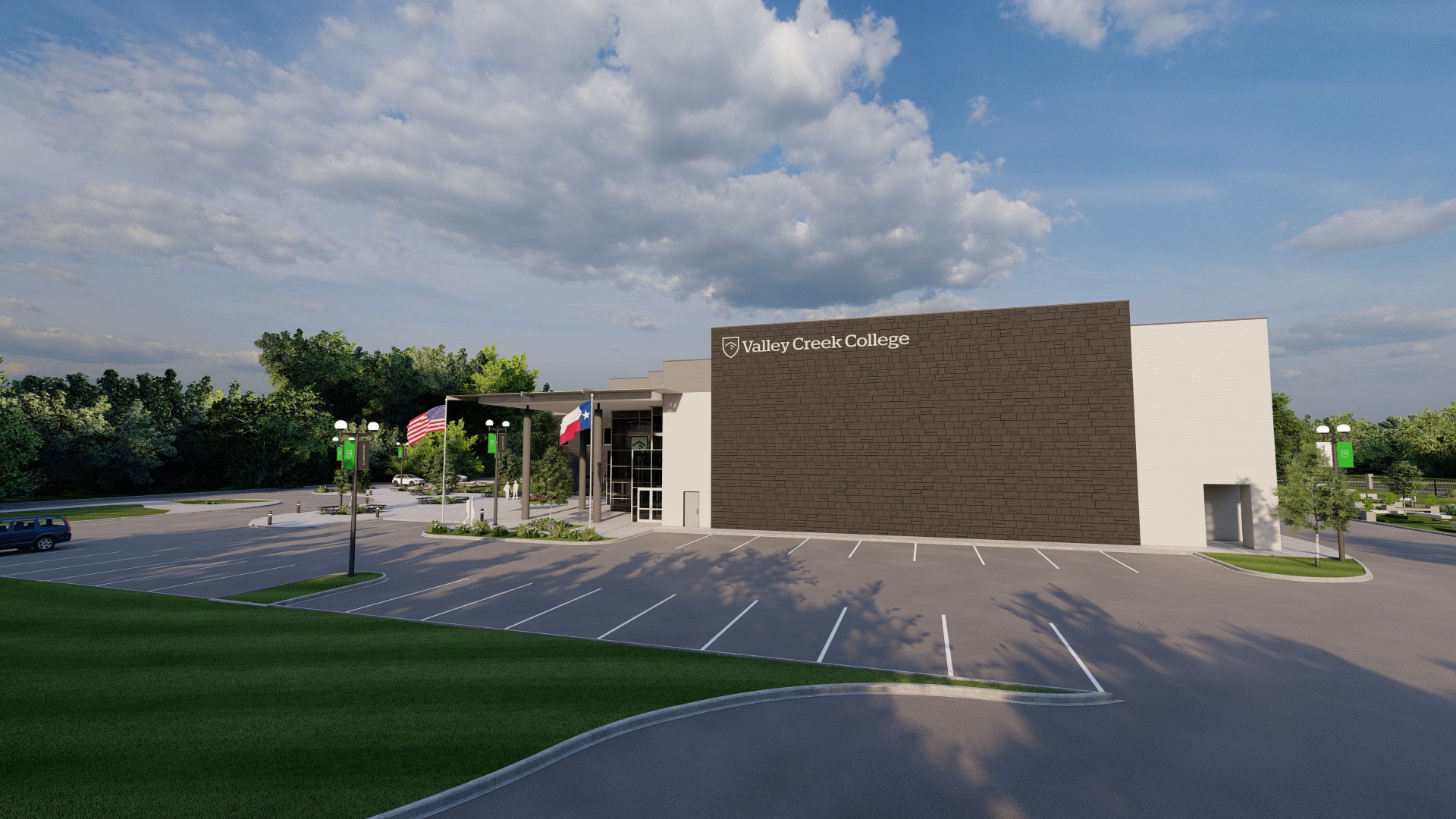 Valley Creek Church Exterior Rendering
